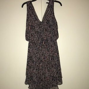 Multi colored striped dress